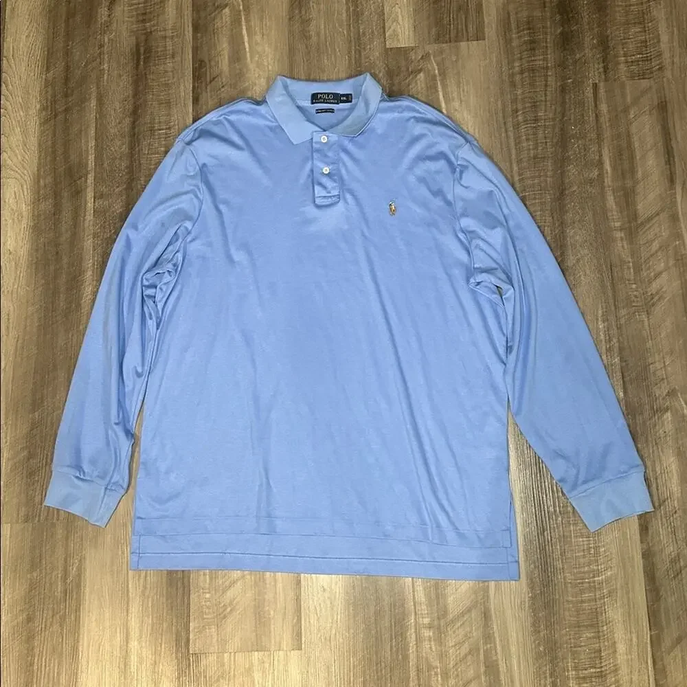 Polo Ralph Lauren Pima Soft Touch Long Sleeve Polo - 2XL